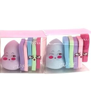 Makeup Sponge Puff Cosmetic‎ Applicator Latex Free Sponge Beauty 6 pc set NEW